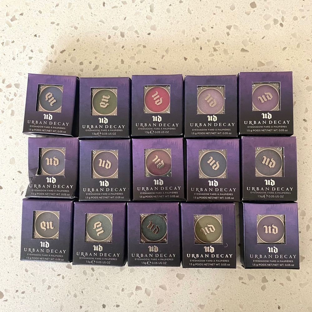 15 Brand new in box Urban Decay Eye Shadows BNIB